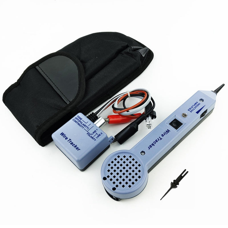 Yankok [200EP Tone Probe w/ 701K Generator Kit] Inductive Amplifier Wire Cable Tracer to Locate Single Conductors and Cables Integrated LED Flashlight (Includes Headset Jack and User Manual)