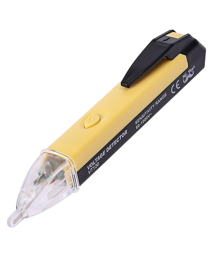 Mr. Pen- Voltage Tester, Electrical Tester, Non Contact Voltage Tester, Tester Electric, Electric Tester Pen, Voltage Detector, Electrical Testers, Voltage Tester Pen, Electricity Tester, Power Tester Yellow & Black 1 Pack