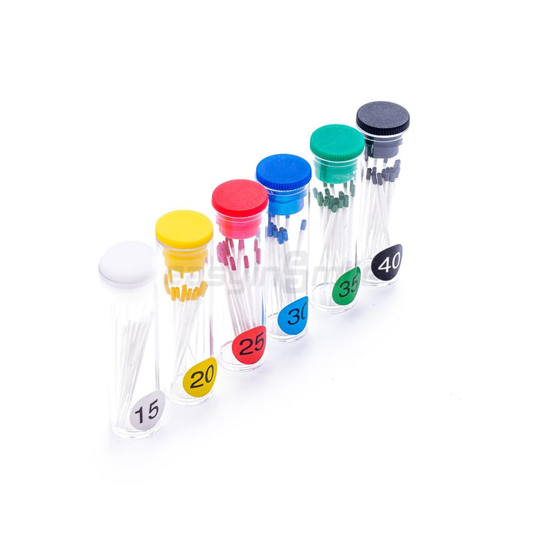 Dental Absorbent Paper Points Color Coded .02/.04/.06 Tapper For Root Canal Endodontic (.04 Taper, Mix #15-40) .04 Taper
