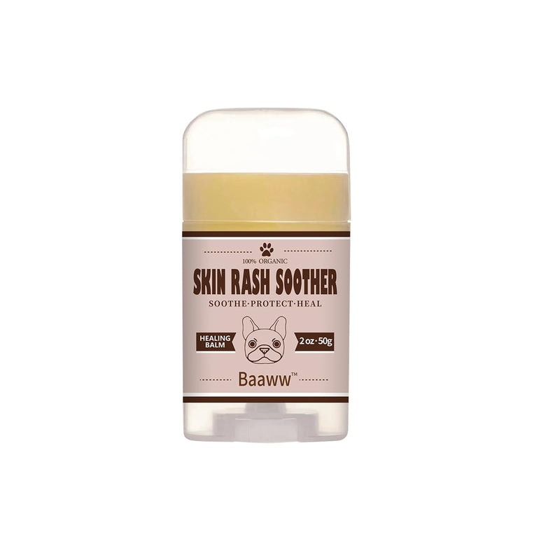Dog Skin Rash Soother, Stick 2OZ, Allergy and Itch Relief for Dogs, Skin Moisturizer, Organic & All-Natural, Dog Moisturizer for Dry Skin, Dog Lotion, Ultimate Healing Balm, Dog Rash Cream 59 ML 2.0 - PawsPlanet Australia