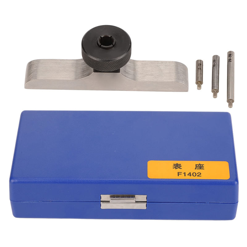 Stainless Steel Depth Dial Indicator Base 8mm Clamping Hole for Precision Machining Tool Setup 103*17mm