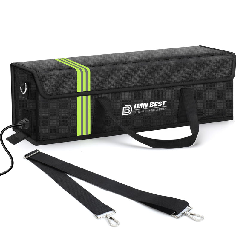 Ebike Battery Bag Fireproof, Waterproof & Explosion-proof Lipo Safe Bag for Storage, transport, charging 19.5 inch