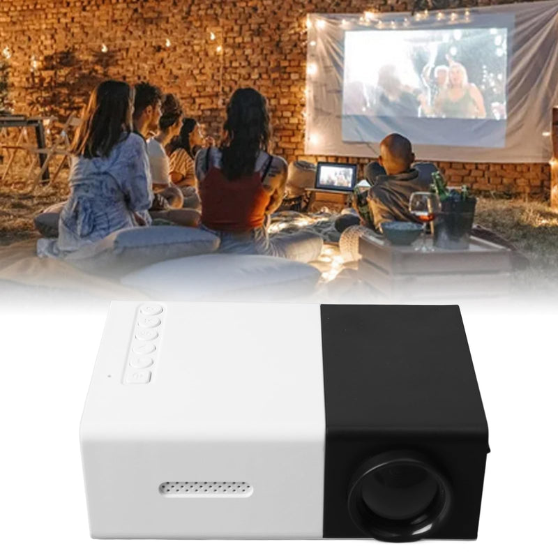 Mini Projector proyector 1080P HD Mini Kid Projector Black White proyector for Videos Projectors