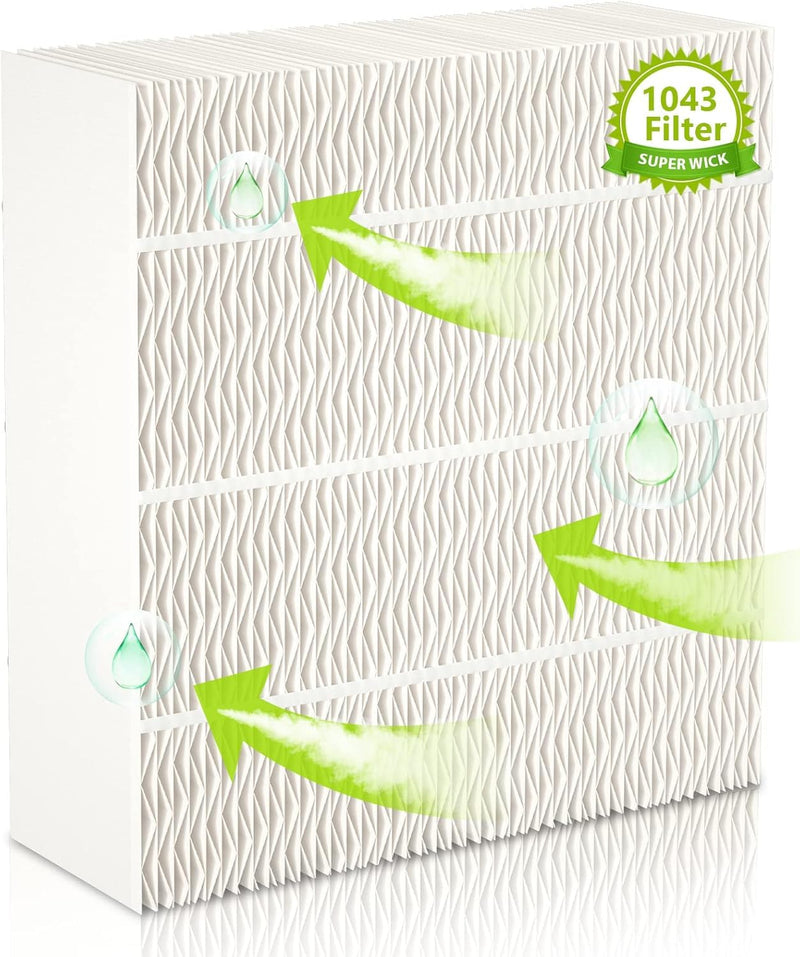 1043 Super Wick Humidifier Filter Replacement for Essick Air AirCare Bemis Essick Compatible with EP9500 EP9700 EP9800 EP9R500 821000 826000 826600 826800 826900 831000 EP9R Humidifiers 1043-1