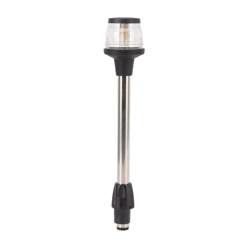 Yunseity Boat Stern Light, 12 Inches LED Anchor Light, 2NM Visibility Marine All Round Lights, IP65 360 Degree All Round 4000-4500K Anchor Pole Light for Pontoon and Fishing Boat