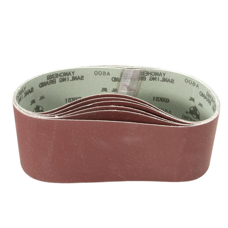 3 x 21 Inch Aluminum Oxide Sanding Belt for Belt Sander 600 Grit 6pcs 600 Grit(6pcs)