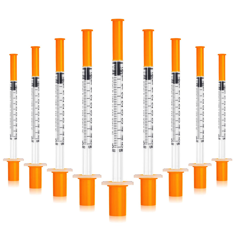 0.5 ml 30 Gauge Syringes 0.5cc 5/16 Inch 8mm Lab Disposable Supplies for Refilling or Dispensing, Pack of 20 1/2cc 30G 5/16" 8mm