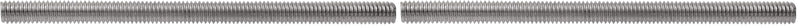 Hillman Zinc-Plated Threaded Rod (#6-32 x 6 Size) (Pack of 2) 1 Count (Pack of 2)