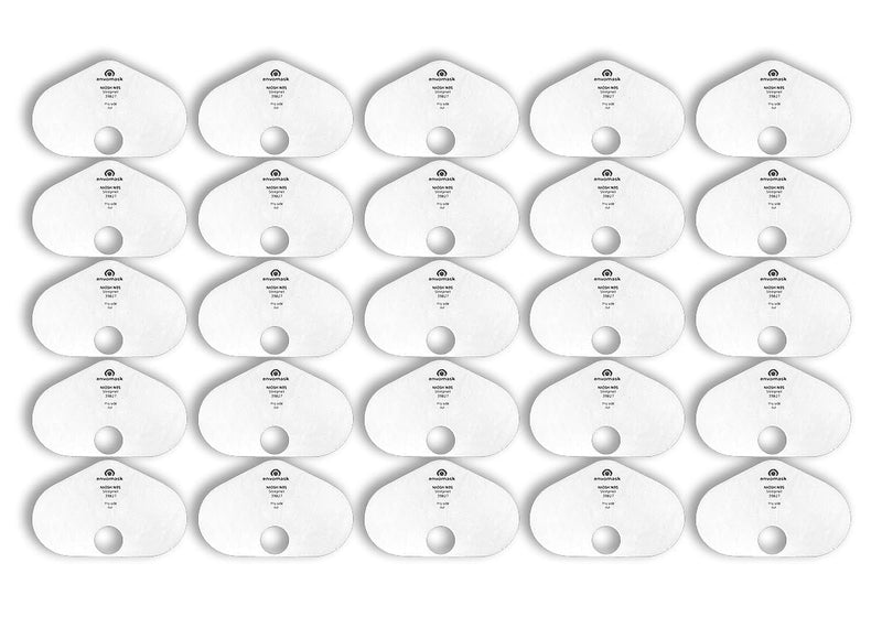 N95 Replacement Filter, 25 Pack, Individually Wrapped, Electrostatically Charged, Ready to Use, Easy Filter Changes, Lower Resistance & Easier Breathability, Sleepnet (55000-25)