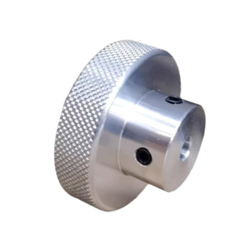 CHANCS Aluminium Alloy Handwheel 60mm OD 11mm Bore Knurling Handwheel Stepper Motor Fine-Tuning Handwheel 60-11