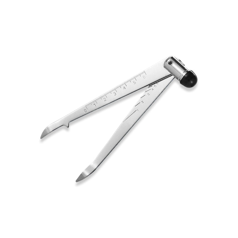 Percussion Reflex Hammer with Graduated Scale, Stainless Steel Diagnostic Tool for Neurological Examination Tendon, Muscle Tendon Knee Ankle Cutaneous Reflex Test, 5.5"L