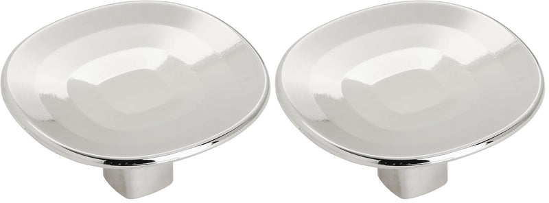 Amerock | Cabinet Knob | Polished Nickel | 1-9/16 inch (40 mm) Diameter | Concentric | 2 Pack | Drawer Knob | Cabinet Hardware 1-9/16 inch (40mm) Diameter (Pack of 2)