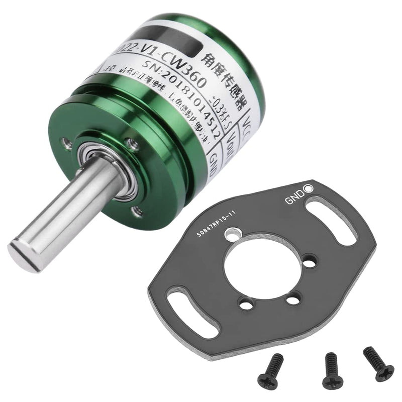 DEWIN Rotatable Hall Sensor, 0.088°0-360 Degrees Rotatable Hall Angle Sensor 0-5V Output Full Circle 12Bit DC 5V Supply Voltage DC 0-5V Output Voltage