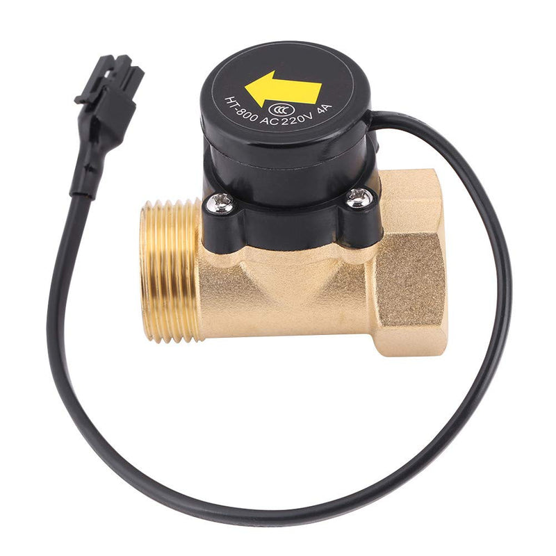 DEWIN Thread Water Flow Sensor Switch, Water Flow Switch Automatic Flow Switch HT-800 G1 Thread 220V Water Pump Flow Sensor Automatic Control Switch