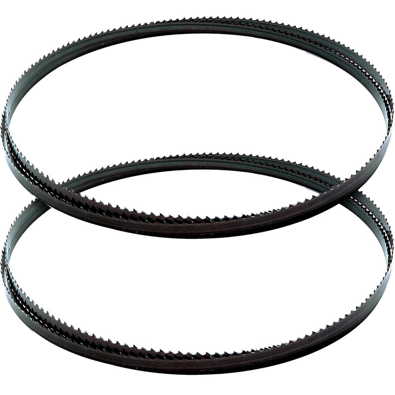 Therwen 2 Pcs Bandsaw Blades 116 x 1/2 Inches x 4 TPI Band Saw High Carbon Steel Bandsaw Blades