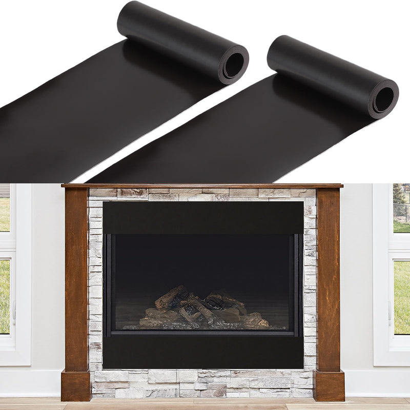 Magnetic Fireplace Draft Stopper, 36 x 6in 36"x6"