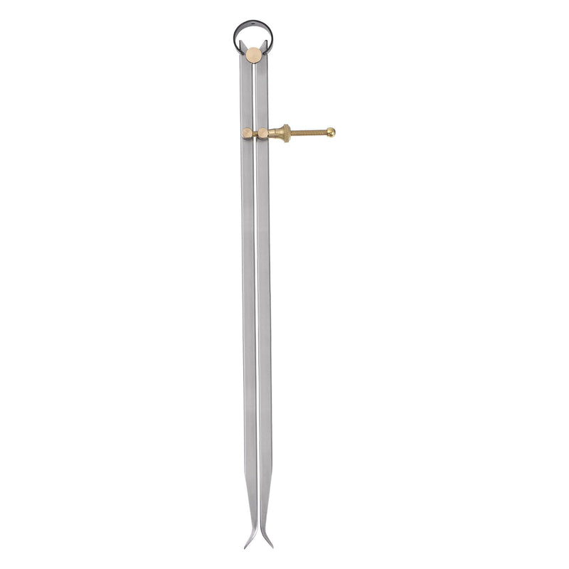 HARFINGTON Spring Joint Caliper 16 inch / 400mm Steel Spring Inside Caliper with Brass Fulcrum for Wood Turning Lathe Work