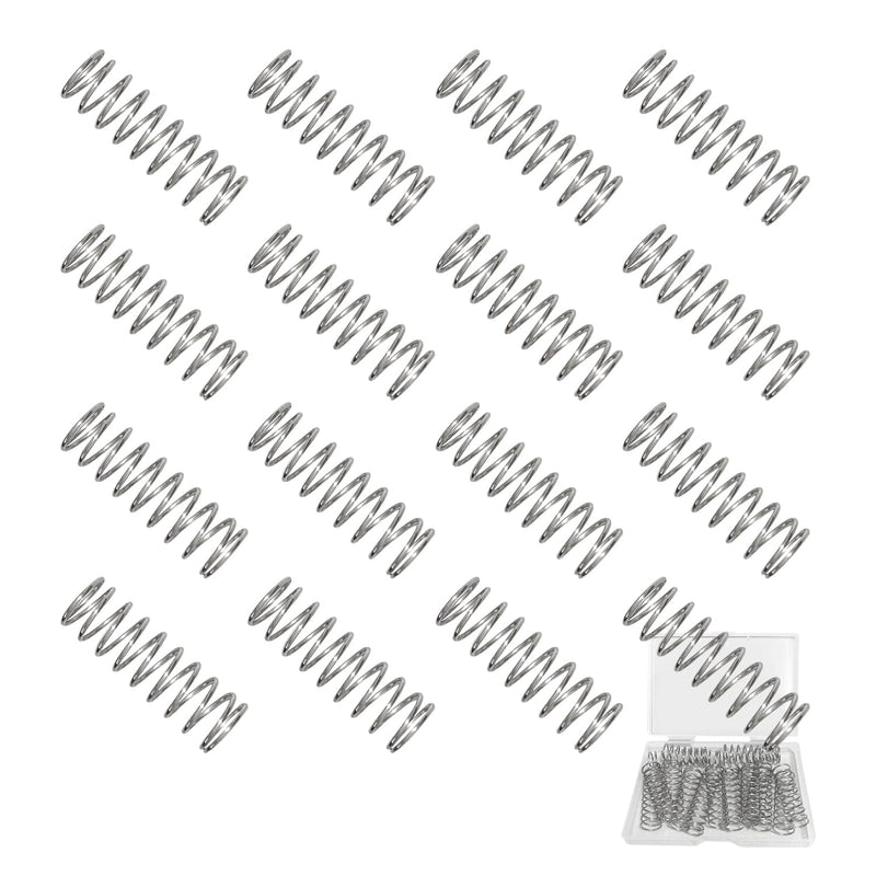 16PCS SP9706 Small Compression Spring 1/2 Inch x 1-1/2 Inch Stainless Steel Mechanical Springs for Replacement HE033