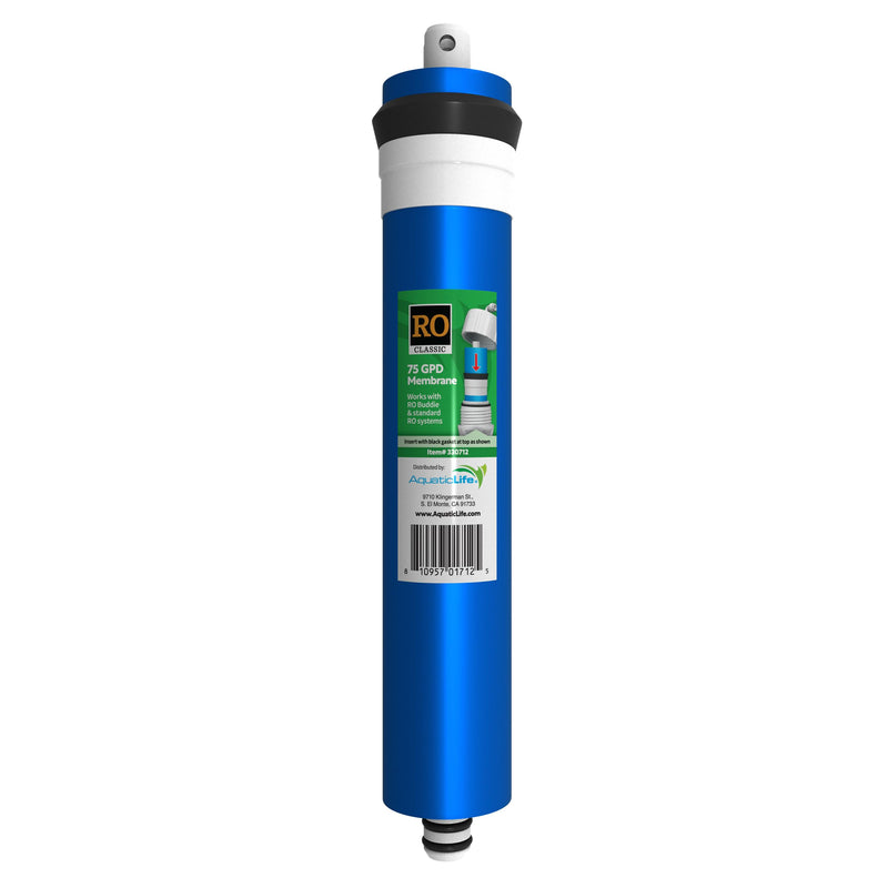 AquaticLife 75 GPD RO Membrane Filter Replacement Cartridge for RO Buddie and Reverse Osmosis Water Filter System Units