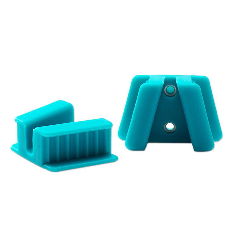 SNAWOP Dental Bite Blocks 2PCS Mouth Prop Autoclavable Silicone Mouth Opener Latex Free Cheek Lip Retractor for Adult Pedo and Child (M for Pedo) M for Pedo