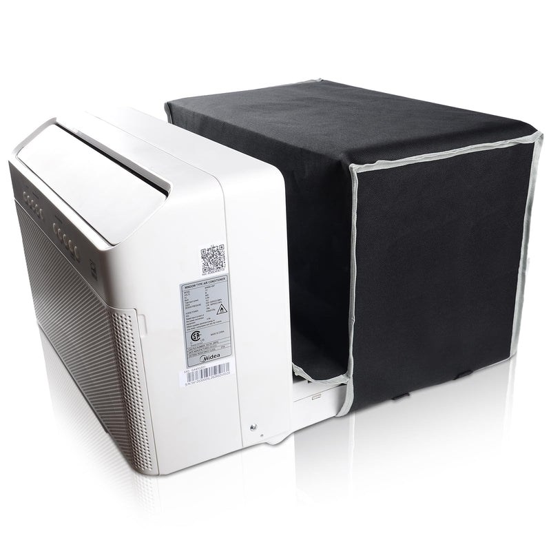 Heavy Duty Air Conditioner Cover Outside Unit for Midea U Shaped 8000/10000/120000 BTU Garpernics Window AC Winter Cover Outdoor with Straps Dust-proof waterproof 20Wx12Dx13.5H