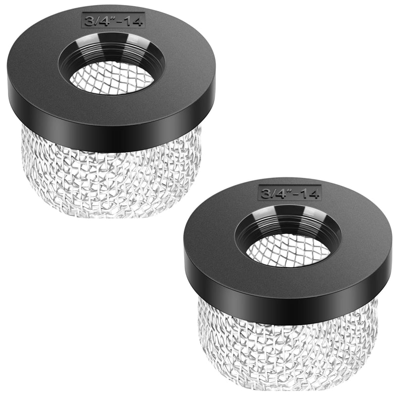 Stainless Steel Mesh Aerator Screen Strainer - Compatible with Livewell Pump, Fits ¾ Inch - 14 Female Thread - Enhancing Filtering and Aeration（2Pcs） 2pcs