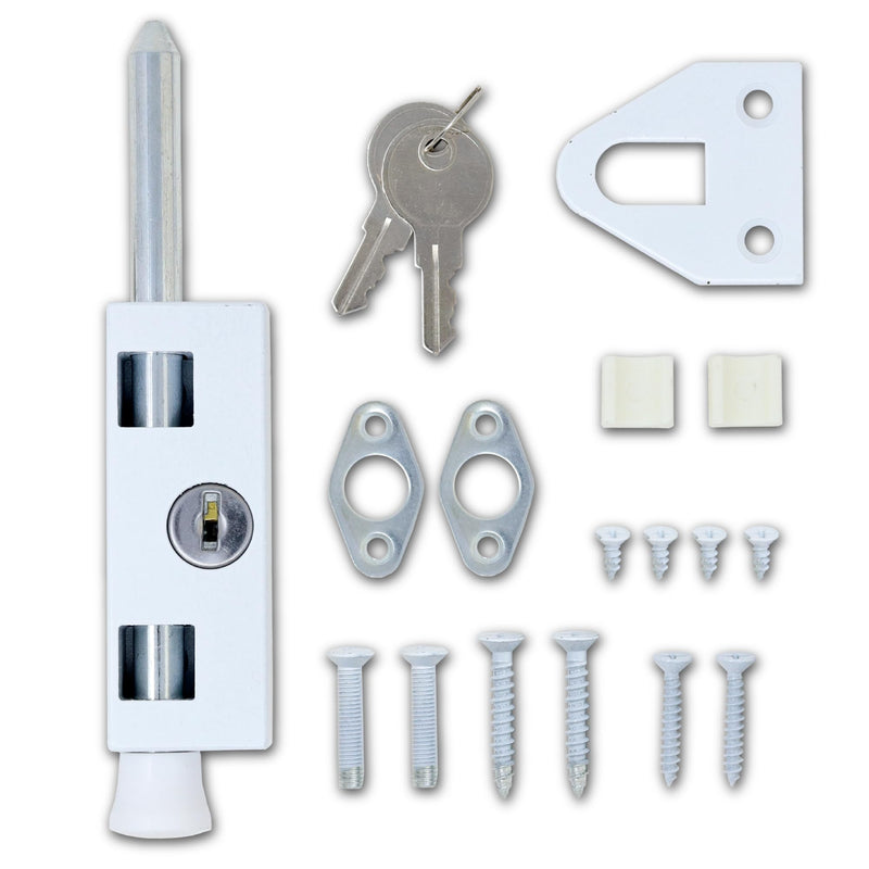 Sliding Patio Door Lock for Enhanced Home Security | Sliding Door Locks with 2 Keys | Lock for Sliding Glass Door | Door Security | Keep Your Family Safe and Secure