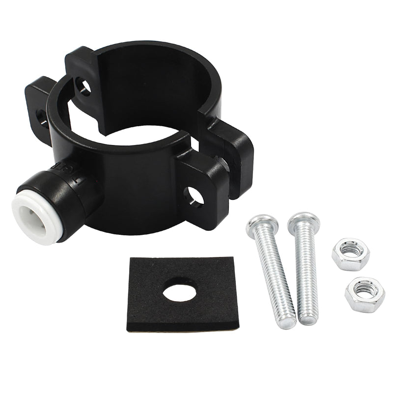 Drain Saddle Valve, 3/8" Plastic Quick Connect Water Filters Valve Clamp Hose Pipe Adapter for Under Sink Reverse Osmosis System 1 3/8" - NewNest Australia