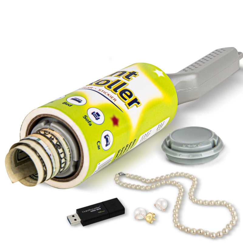Real Working Lint Roller with Storage, Secret Stash Safes, Secret Hidden Diversion,Money Jewelry Storage (Man) man