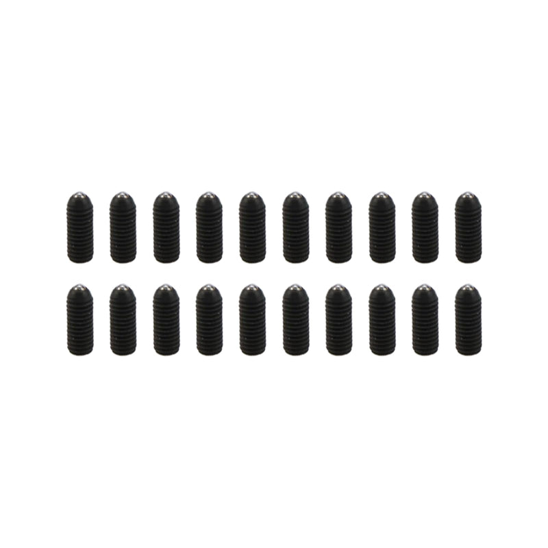 Sscon 20Pcs M3*8mm Carbon Steel Hexagon Socket Black Spring Plungers Ball Plungers Ball Screws