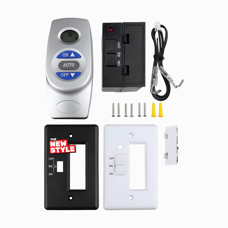 Fireplace Remote Control Kit RCST, On/Off Thermostat LCD Compatible with Ambient, Majestic, Monessen, Vermont Castings Gas Valve Fireplaces and Stoves