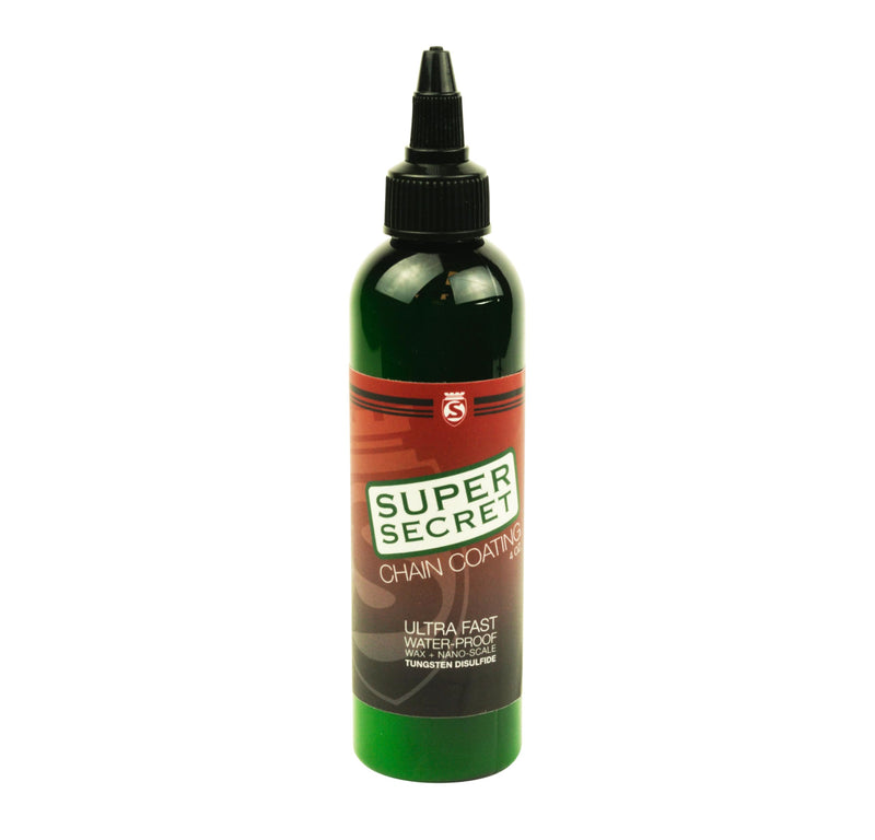SILCA Super Secret Bike Chain Lube | Liquid Chain Wax to Clean, Smooth. and Silence | Ultra Fast Bicycle Chain Lube | Dry Chain lube for Friction Reduction and Improved Wattage Output 4oz Bottle