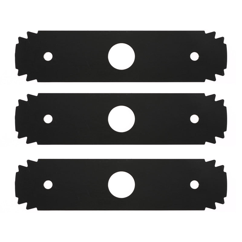 8 Inch Edger Steel Serrated Blade Replace AC04215 Reversible Heavy Duty Hardened Steel Edger Blade for Ryobi for Edgers UT50500 UT15518 RY15518 RYEDG11 P2310 P2300B 1" Center Hole (3) 3