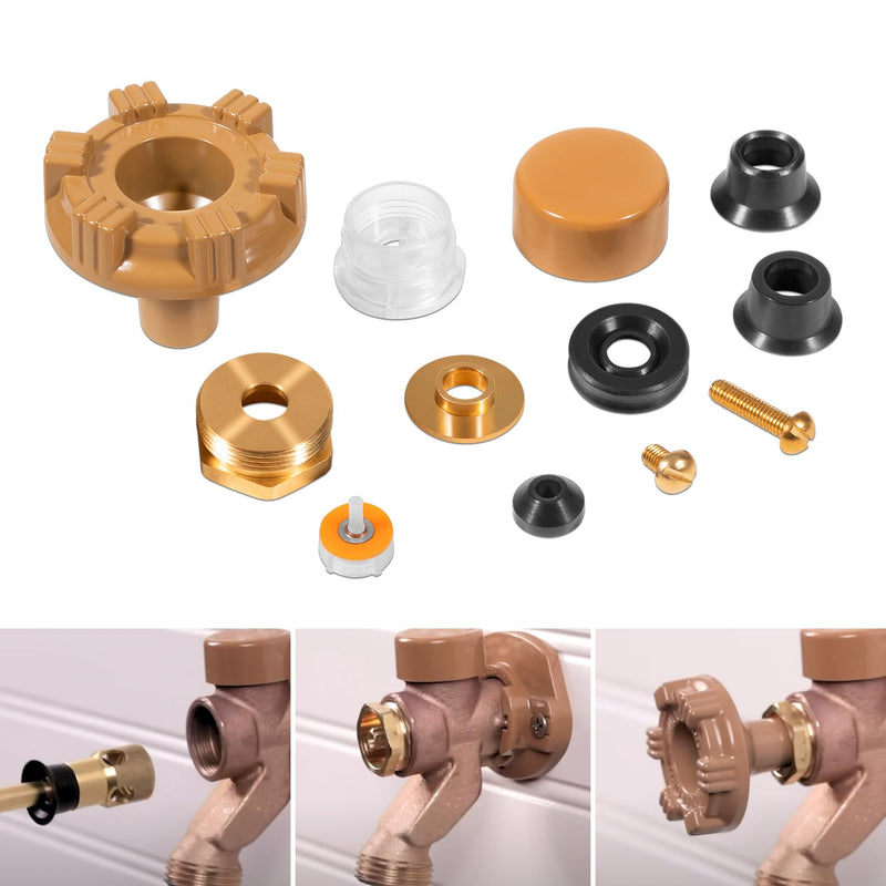 RK-17MH Repair Kit, Metal Handle fit for Woodford Model 17 Outdoor Faucets, Wall Hydrant Repair Kit Frost-Proof Design (12Pcs) RK-17MH - NewNest Australia