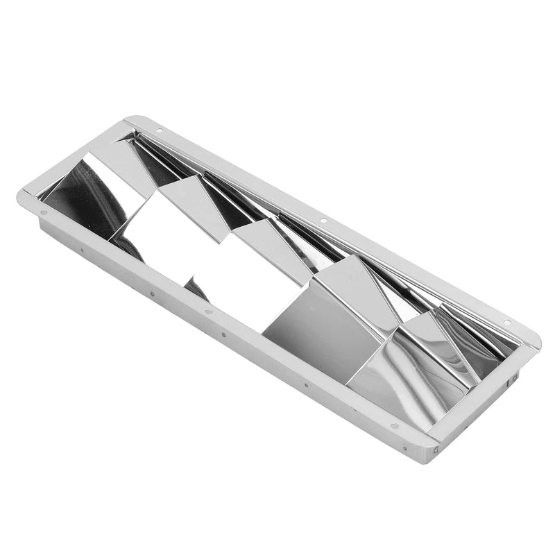 5 Slots Boat Loered Vent, Stainless Steel Louvered Ventilators, Marine Yacht Grille Ventilators Cover for Yachts