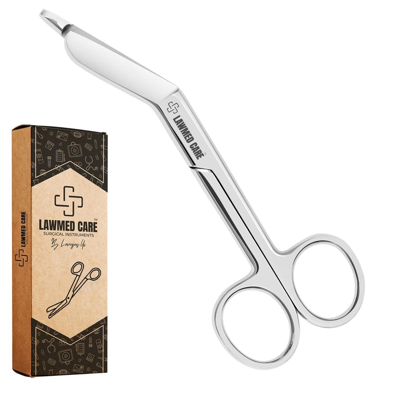 Medical Scissors - EMT and Trauma Shears - 5.5 Inch Nursing and Surgical Scissors - Stainless Steel Bandage Scissors for Nurses 5.5"