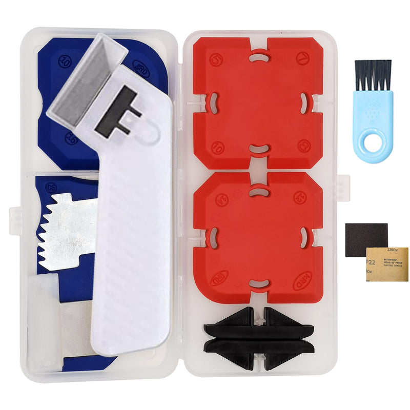 Silicone Profiling Kit, Professional Silicone Profiling Tool, Caulking Tool kit with Sealant Finishing Tools and Caulk Removal Tools Silicone Profiling Kit with sandpaper