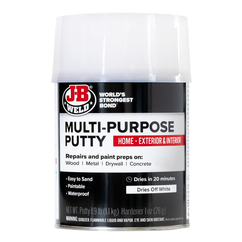 J-B Weld Multi-Purpose Putty - Quart - Home Exterior & Interior 0.25 Gallon