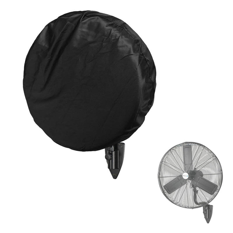 Wall Mount Fan Cover,Suitable for 18-20 Inch Industrial Fan and Pedestal Fan,Waterproof Dust Proof Anti-UV Outdoor Fan Covers,Black For 18-20" Fan