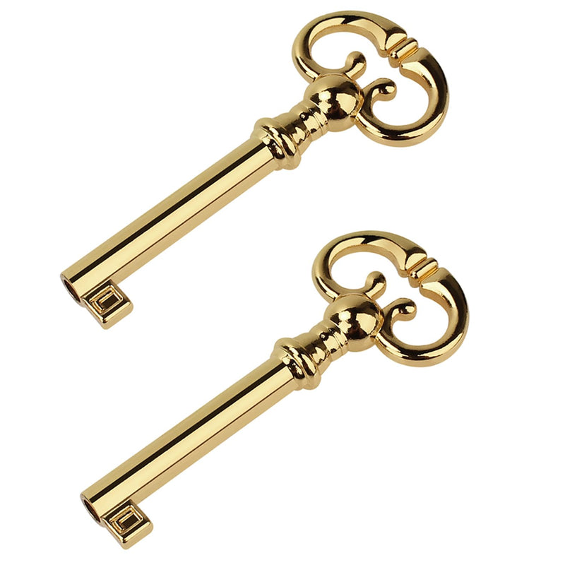 Grandfather Clock Door Key with Most Clocks Made Before 2004,KY-7 Skeleton Antique Key Compatible with Ridgeway,Sligh,Emporer,Pearl,Seth Thomas,Trend Grandfather Clock(2 Pack)