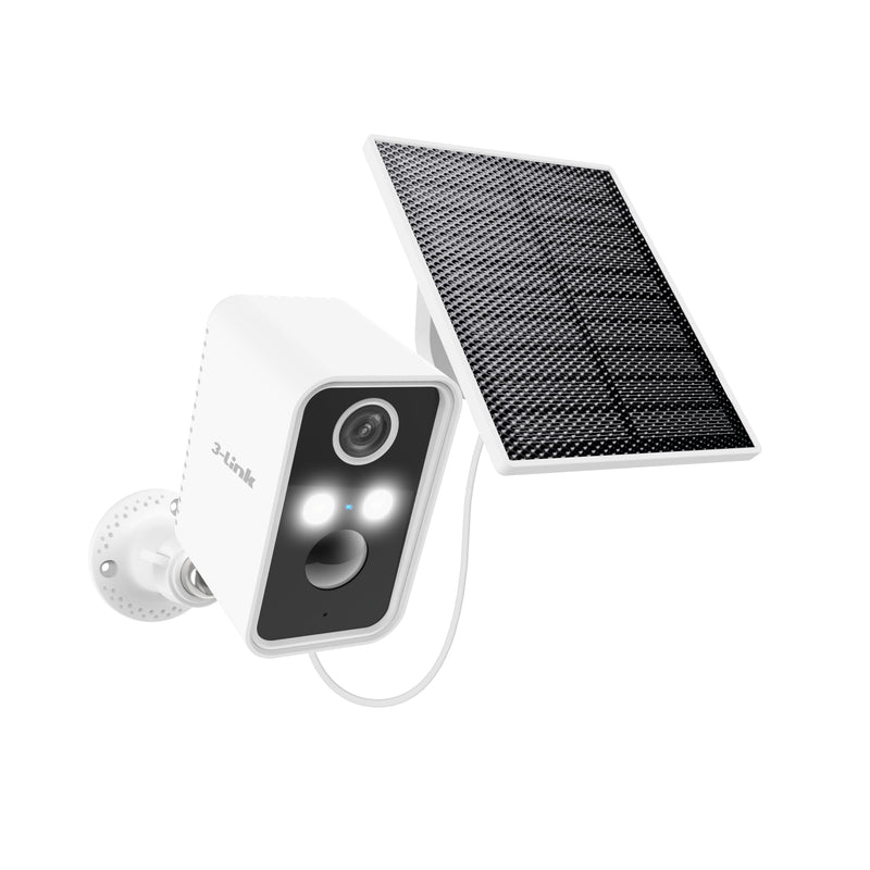Solar Camera Outdoor Wireless, Battery Security Cameras with Solar Panel for Home Security, Motion Detection, Night Vision, Alexa, 2.4G Wi-Fi Only, Only Event Recording