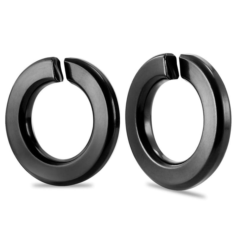 5/16" Lock Washer Spring Lock Washers, 304 Stainless Steel 18-8, Black Finish, Pack of 50 5/16"