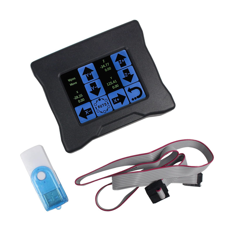 CNCTOPBAOS CNC Router GRBL Offline Controller,2.8" Touchscreen LCD Display Touch Screen Off-line Control Module For 3018-PRO,3018-PRO-MAX,3020 Plus,4540,3 Axis GRBL Milling Engraving Machine