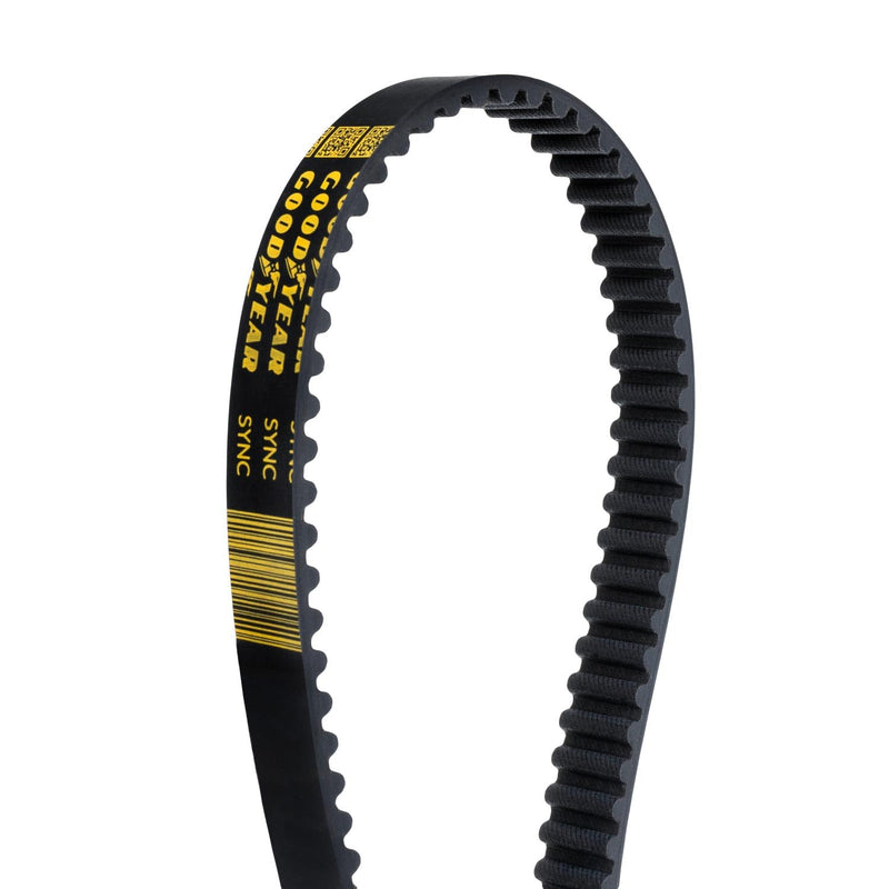 Goodyear 600-5M-9 HTD Timing Belt: 5M Profile, 600 mm Pitch Length, 9 mm Width, 120 Teeth, 5 mm Pitch