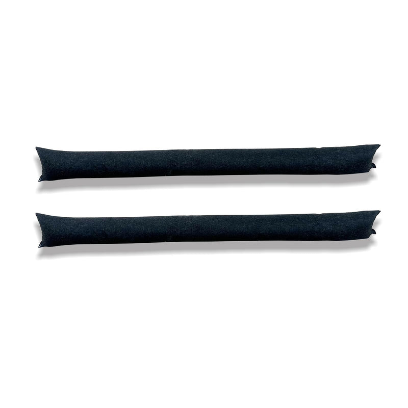 2Pcs 5FT Water Activated Flood Barriers, Sandless Sandbag for Rain Water Control, Resuable Flood Water Barrier for Garage and Home Doors, Easy to Use (5ft, 2Pack) 5ft, 2Pack