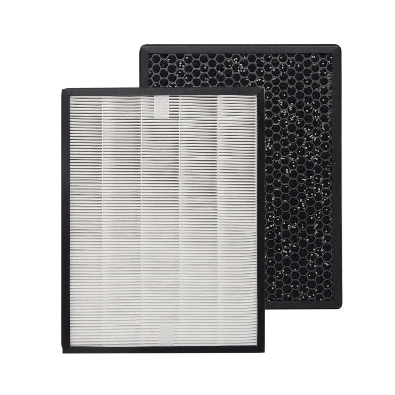 PUREBURG XD6231 Replaccement Filter Set Compatible with Rowenta PU3030 PU3040 PU30808 PURE Air GENIUS Air Purifier,1-Pack H13 HPEA Activated carbon 2-in-1
