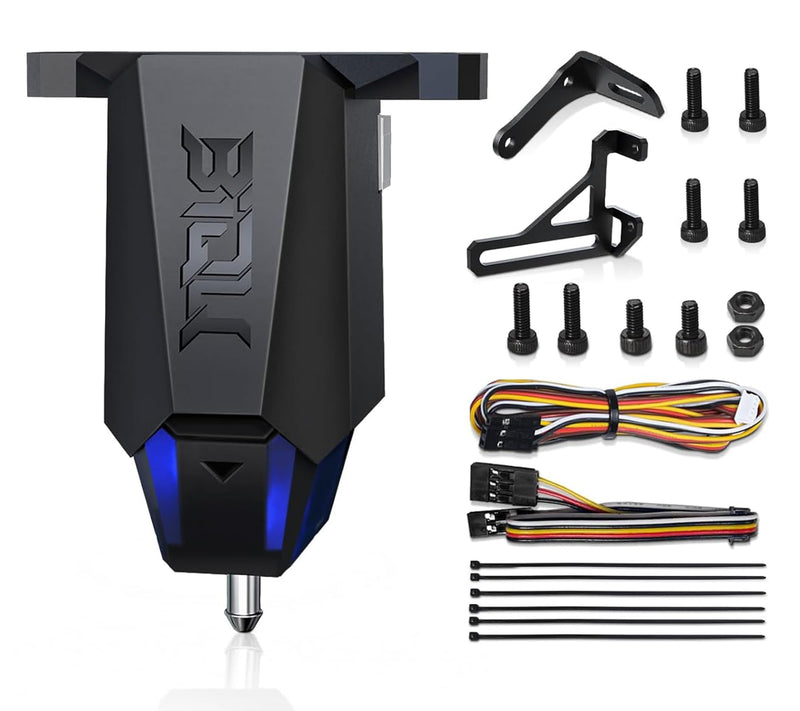 BIQU MicroProbe V2.0 + Mounting Bracket for BIQU B1/ H2/ Ender-3/ Ender-3 V2 Auto Bed Leveling Sensor kit 3D Printer Leveling Tool for RatRig VC3 Voron 2.4