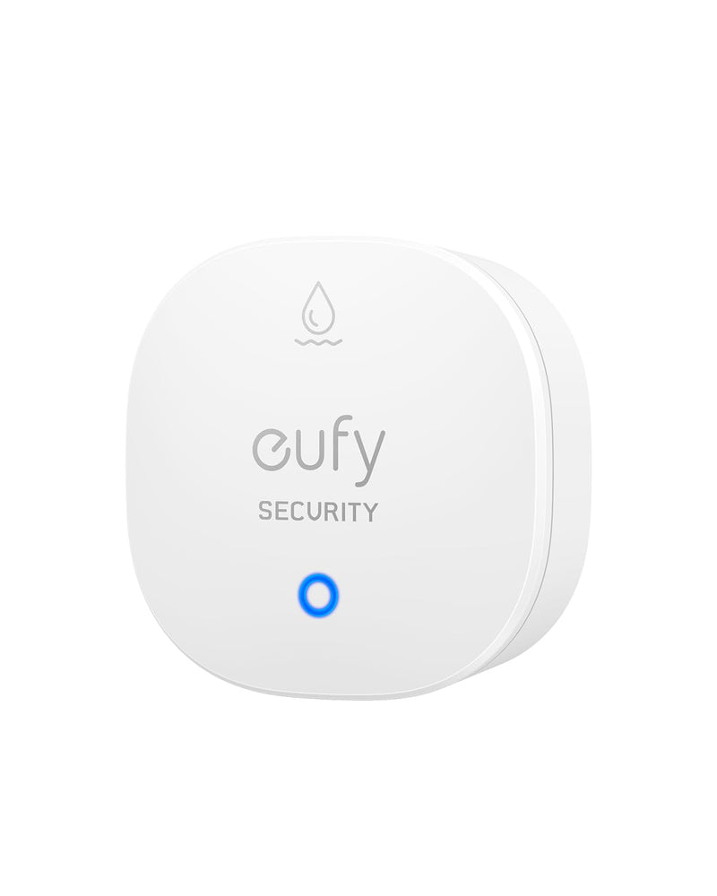 eufy Security Water and Freeze Sensor with Remote Alerts, IP65 Waterproof, 2-Year Battery Life, HomeBase Required, Compatible with HomeBase 2 and 3, Optional 24/7 Protection Service, App Control White