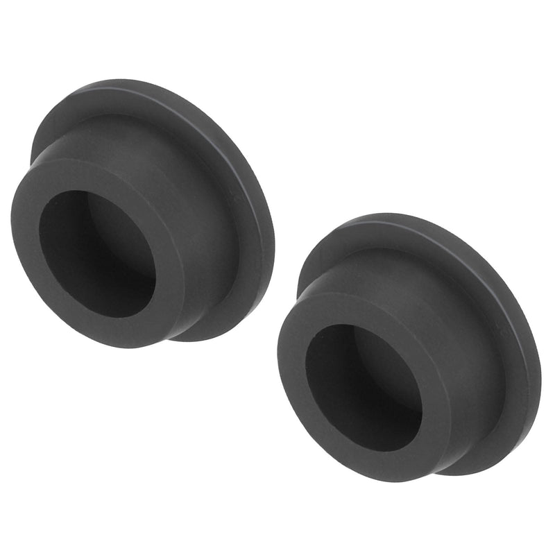 uxcell High Temp Silicone Plug Mount Dia 27mm/1.06 inch T Shaped Rubber Stopper Hole Plugs for Powder Coating Plating Waterproof Plugs Sealing Plugs Black Pack of 2(OD 34mm) 27x34mm