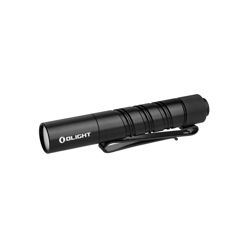 OLIGHT I3T 2 EOS Pocket EDC Flashlight, 200 Lumens Compact Bright Handheld Flash Lights, Dual-Output Tail Switch with AAA Battery and Two-Way Pocket Clip for Camping and Hiking (Black) Standard Edition Black